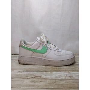 Nike Air Force 1 One WHITE GREEN GLOW 315115-164 Size 7.5